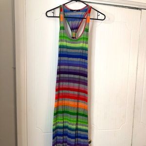 Rainbow maxi dress
